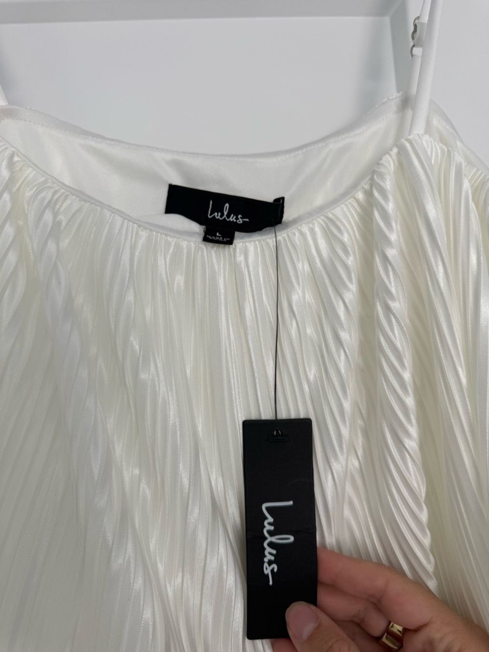 Lulus Ivory Pleated Spaghetti Strap Romper - Picture 2 of 4